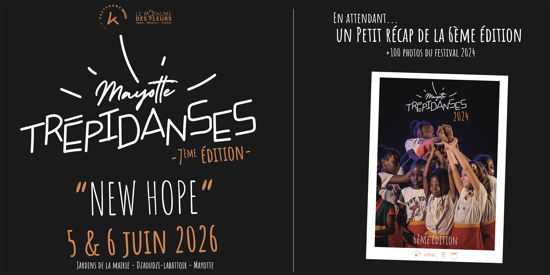 Annonce pour le book Récap de la 6ème édition du festival Trépidenses par Kazyadance & le Royaume des Fleurs