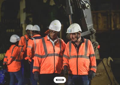 Reportage pour le Minorange de Bouygues construction avec Colas Mayotte et ETPC Mayotte