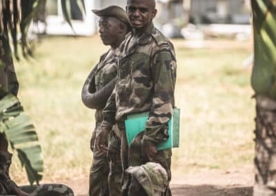 Le Parcours Nature est un passage du parcours des jeunes volontaires du Service Militaire Adapté de Mayotte pendant leur instruction militaire. - eight - photographe Mayotte