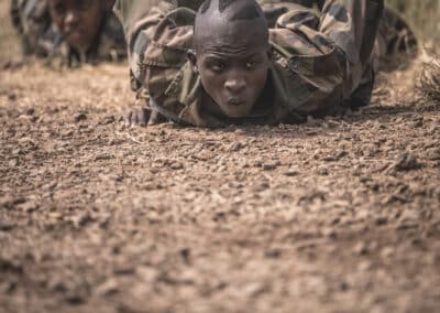 Le Parcours Nature est un passage du parcours des jeunes volontaires du Service Militaire Adapté de Mayotte pendant leur instruction militaire. - eight - photographe Mayotte