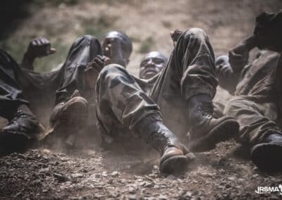 Le Parcours Nature est un passage du parcours des jeunes volontaires du Service Militaire Adapté de Mayotte pendant leur instruction militaire. - eight - photographe Mayotte