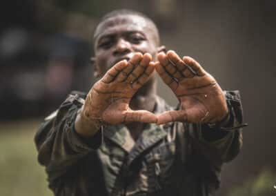 Le Parcours Nature est un passage du parcours des jeunes volontaires du Service Militaire Adapté de Mayotte pendant leur instruction militaire. - eight - photographe Mayotte
