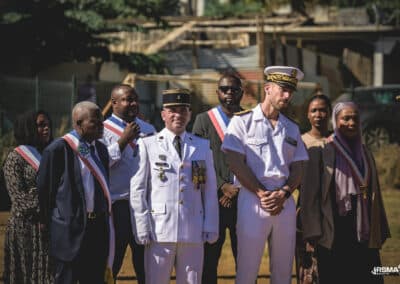 PAD (Présentation au drapeau) à Koungou en présence du maire et d'une délégation de la préfecture de Mayotte) le 21 avril 2026 - Eight Photographe Mayotte