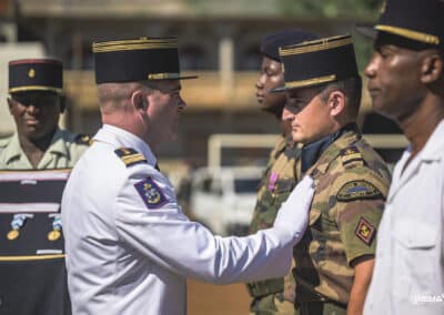 PAD (Présentation au drapeau) à Koungou en présence du maire et d'une délégation de la préfecture de Mayotte) le 21 avril 2026 - Eight Photographe Mayotte