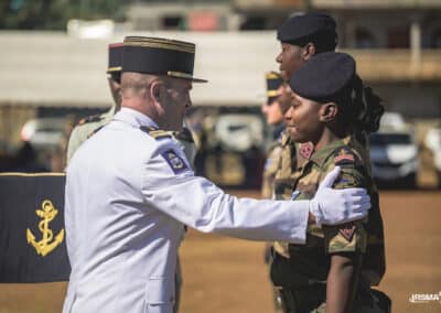 PAD (Présentation au drapeau) à Koungou en présence du maire et d'une délégation de la préfecture de Mayotte) le 21 avril 2026 - Eight Photographe Mayotte