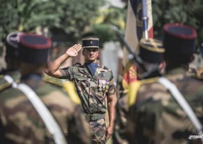 PAD (Présentation au drapeau) à Koungou en présence du maire et d'une délégation de la préfecture de Mayotte) le 21 avril 2026 - Eight Photographe Mayotte