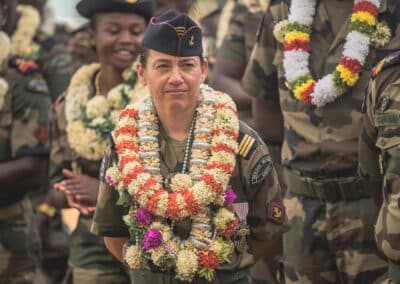 PAD (Présentation au drapeau) à Koungou en présence du maire et d'une délégation de la préfecture de Mayotte) le 21 avril 2026 - Eight Photographe Mayotte