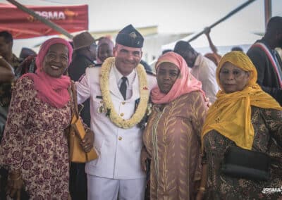 PAD (Présentation au drapeau) à Koungou en présence du maire et d'une délégation de la préfecture de Mayotte) le 21 avril 2026 - Eight Photographe Mayotte