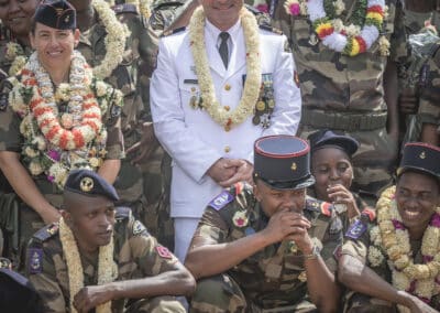 PAD (Présentation au drapeau) à Koungou en présence du maire et d'une délégation de la préfecture de Mayotte) le 21 avril 2026 - Eight Photographe Mayotte