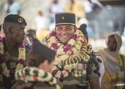 PAD (Présentation au drapeau) à Koungou en présence du maire et d'une délégation de la préfecture de Mayotte) le 21 avril 2026 - Eight Photographe Mayotte