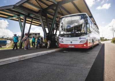 Inauguration des nouveaux Bus dy service M'safara à Mayotte - le 29 mai 2026 - ©Eight / Bertrand Fanonnel