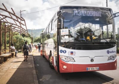 Inauguration des nouveaux Bus dy service M'safara à Mayotte - le 29 mai 2026 - ©Eight / Bertrand Fanonnel