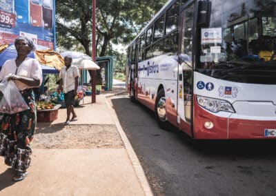 Inauguration des nouveaux Bus dy service M'safara à Mayotte - le 29 mai 2026 - ©Eight / Bertrand Fanonnel