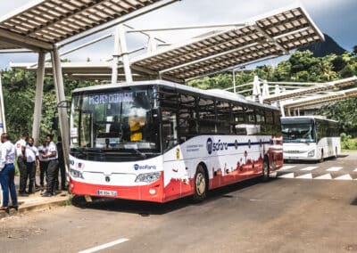 Inauguration des nouveaux Bus dy service M'safara à Mayotte - le 29 mai 2026 - ©Eight / Bertrand Fanonnel