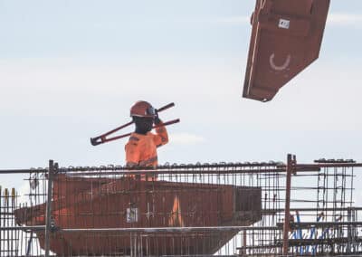 Reportage pour le Minorange de Bouygues construction avec Colas Mayotte et ETPC Mayotte