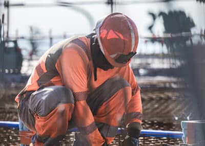 Reportage pour le Minorange de Bouygues construction avec Colas Mayotte et ETPC Mayotte