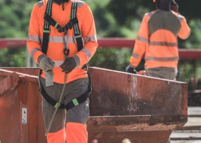 Reportage pour le Minorange de Bouygues construction avec Colas Mayotte et ETPC Mayotte