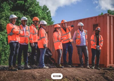 Reportage pour le Minorange de Bouygues construction avec Colas Mayotte et ETPC Mayotte