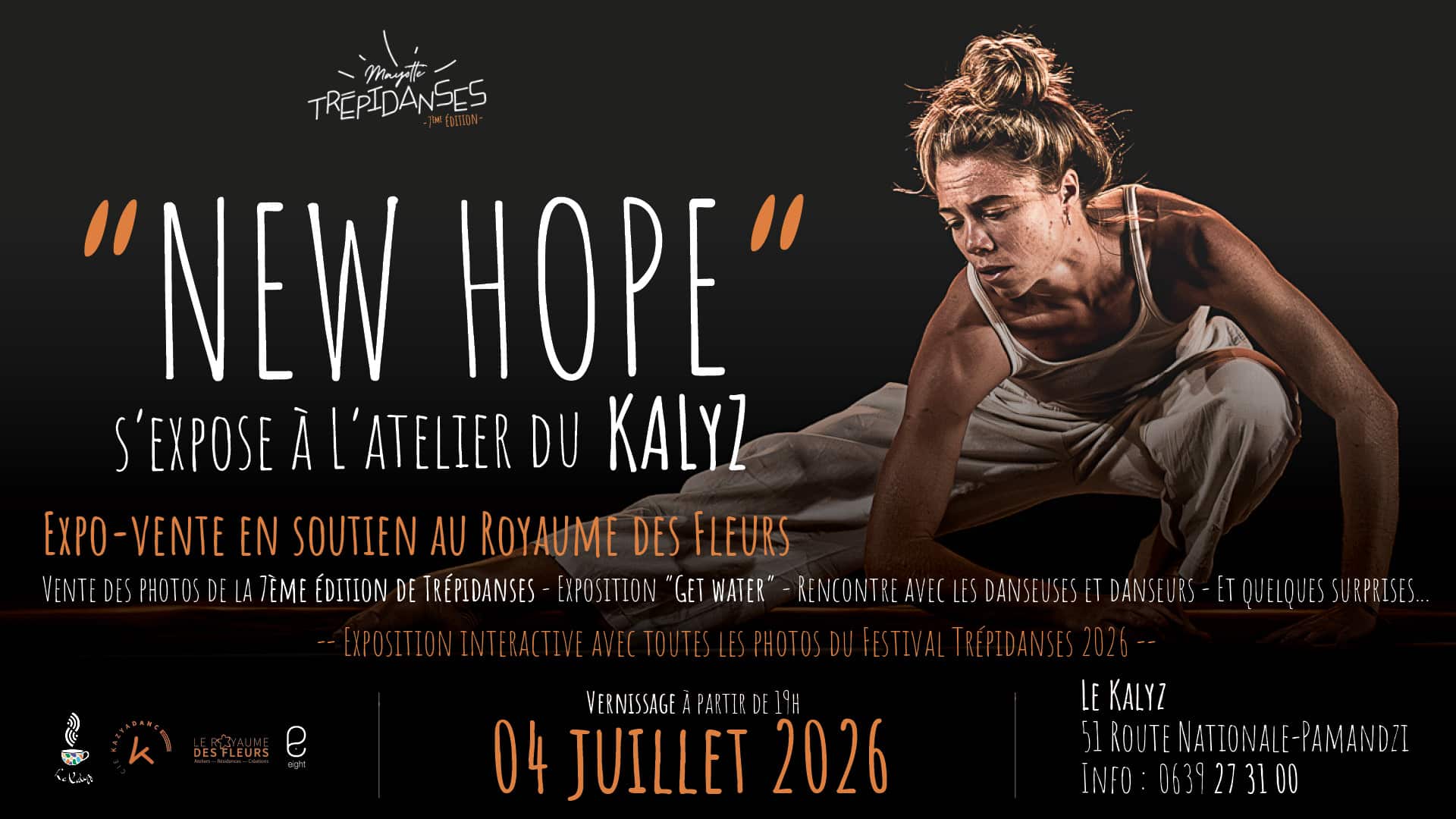 Exposition photo dans le cadre du festival Trépidanses 2026 à l'atelier du Kalyz - Eight Photographe Mayotte