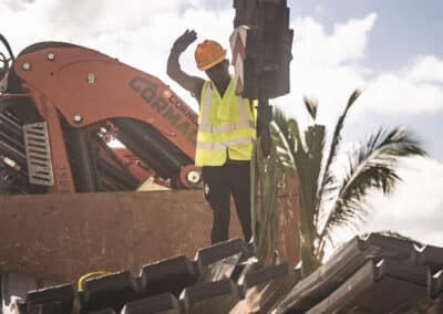 Tournée de Chantier avec Vinci Construction Outre-mer (SMAE, SMTPC, SOGEA, SMAA, OCIDIM) en tout 18 chantiers et sites sur tout Mayotte - Eight Photographe Mayotte ©2026
