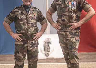 Passation de commandement entre le colonel Soubra et le colonel Toyer à la tête du Régiment du Service Militaire Adapté de Mayotte