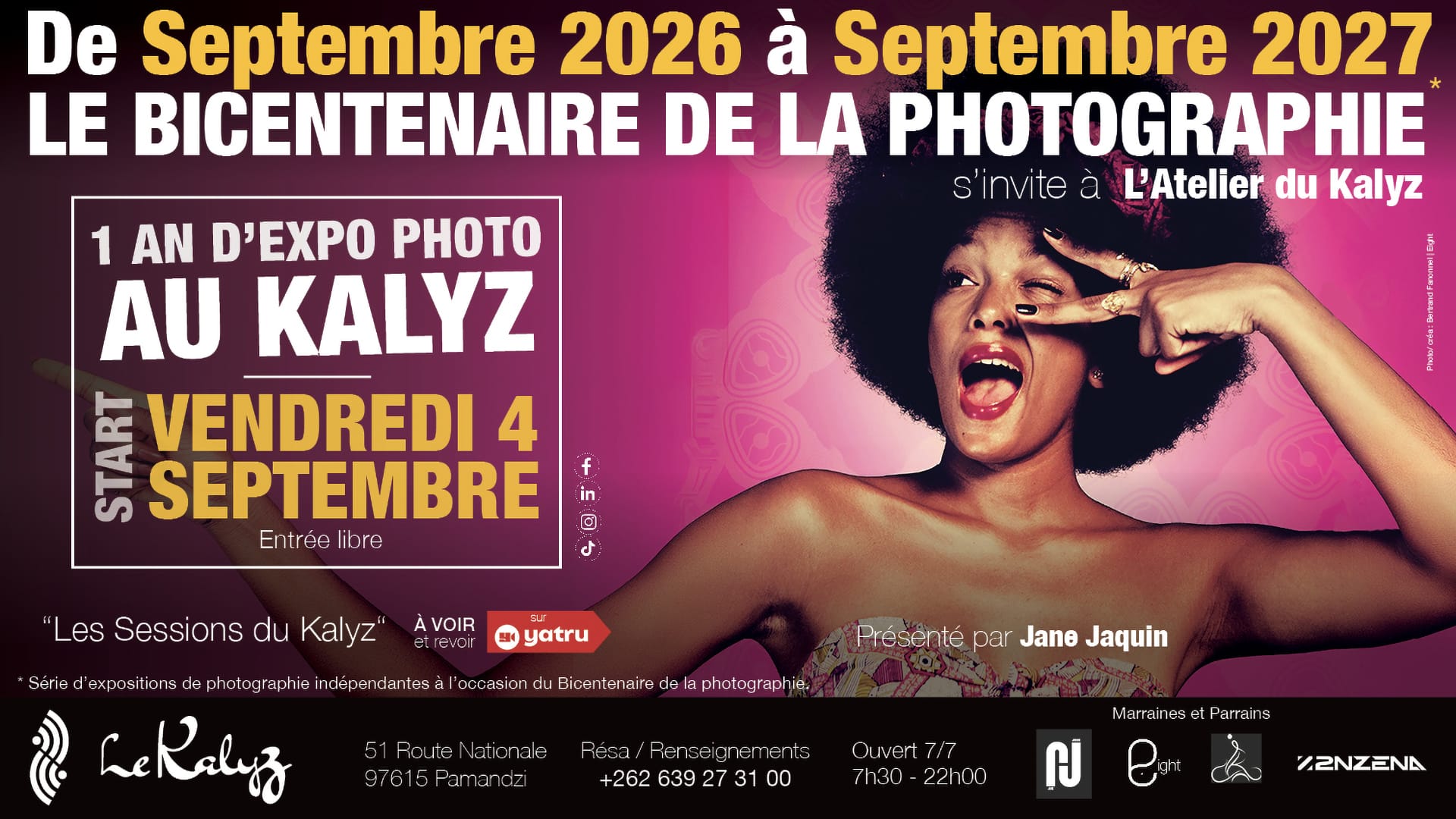 Exposition photo dans le cadre du festival Trépidanses 2026 à l'atelier du Kalyz - Eight Photographe Mayotte